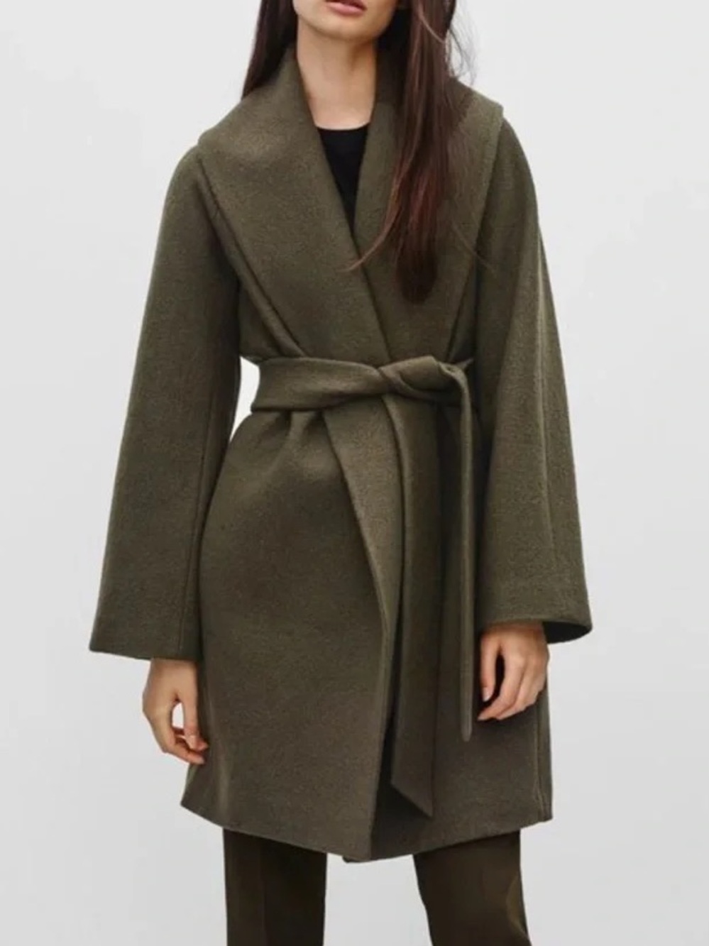 Babaton Sian coat in Tuscan Olive size Small